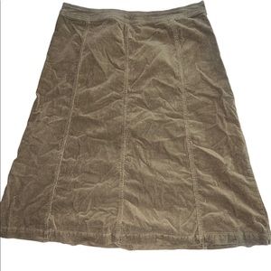 Kaki Midi skirt